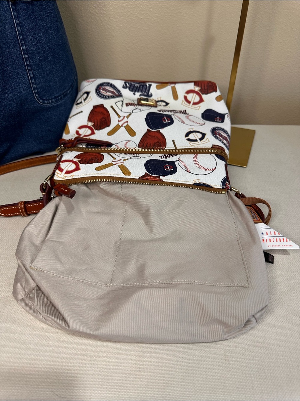 Dooney & Bourke Women's MLB Minnesota Twins Suki Crossbody Bag - Picture 13 of 16